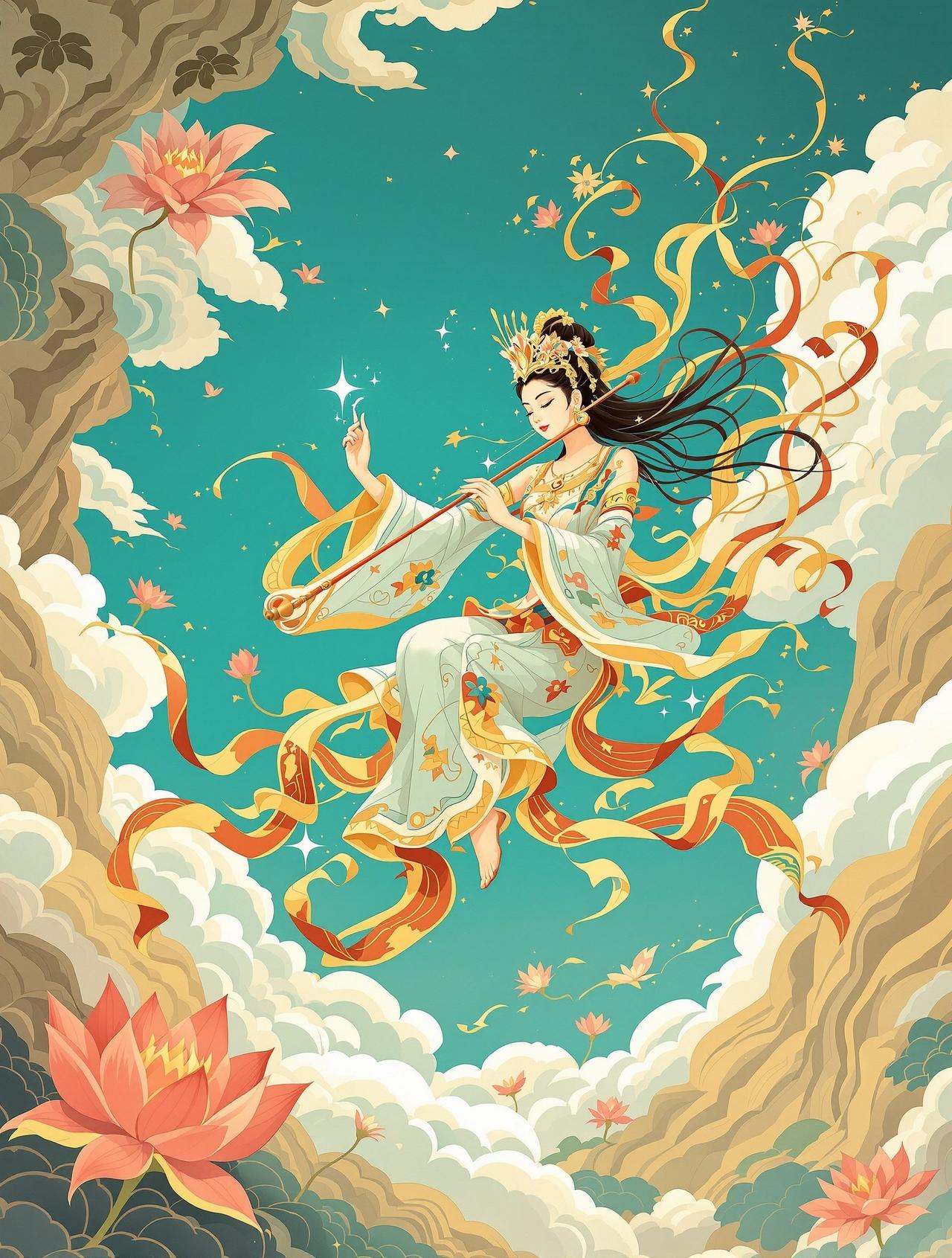敦煌·飞天壁画 - 里番动漫免费推荐古风国漫
